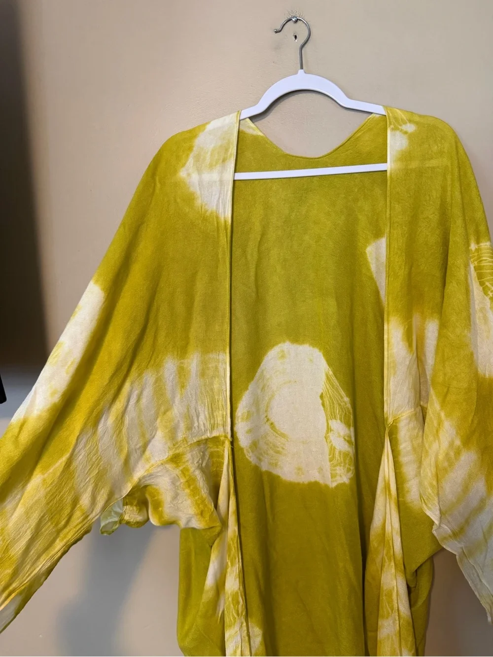 Free People Spellbound Tie-Dye Long Kimono Cover-Up